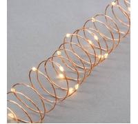 Guirlande 200 Micro LED blanc chaud à piles 20M Lotti