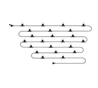 Guirlande 20m + 22 ampoules à filament