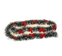 Guirlande 2M Christmas Tinsel Ribbons Green Ribbon Garland Tree Hanging Pendent Wreath Ornaments Party Home Decoration(Color 2)