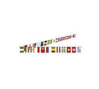 guirlande 32 pavillons papier drapeaux monde 10m - ptitclown 22398