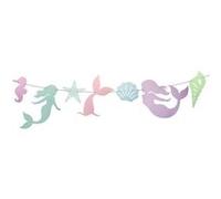 guirlande 7 fanions papier sirène 3.5m - hobi dek0720 Multicolore G