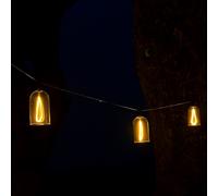 Guirlande à cloche filament transparent glow