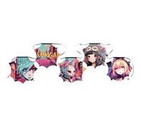 guirlande à fanions carton manga 5m multicolore - générique 000847800000099 Multicolore G
