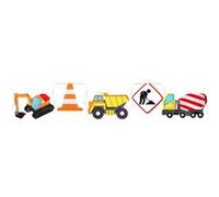 guirlande à fanions chantier 5m multicolore - générique 8418 0-99 Multicolore G