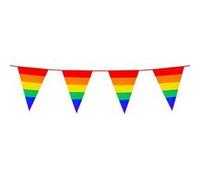 Guirlande Fanion Arc en Ciel 10 m - Multicolore - Taille Unique