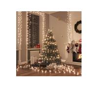 vidaXL Guirlande à LED compacte avec 1000 LED Blanc chaud 25 m PVC