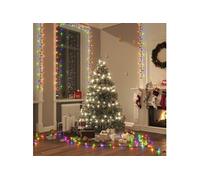 Guirlande à LED Compacte avec 3000 LED Décoration de Noël Ornement de Vacances Décoration de Fête Intérieur Multicolores 65 m PVC