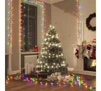 vidaXL Guirlande LED compacte avec 400 LED Multicolores 13 m PVC