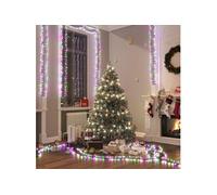 Guirlande à LED Groupées 2000 LED Décoration de Noël Ornement de Vacances Décoration de Fête Extérieur Multicolore Pastel 17 m PVC