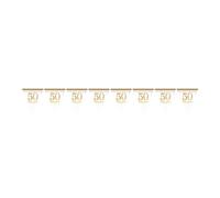 Guirlande Amscan Golden 50th Anniversary SG12342 (4m) (Gold)