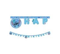 Guirlande articulée Happy Birthday Stitch 200 cm