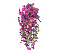 Guirlande artificielle Morning Glory - 75 cm - Résistante aux UV - Avec 69 fleurs - Pour décoration de mariage - Rose (G)