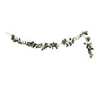 guirlande artificielle tige rosier 1.85m blanc - artifetes 92295 Blanc G