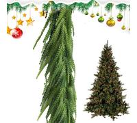 Guirlande au toucher naturel de pin Norfolk, guirlande de pin artificiel - Norfolk Real Touch Guirlandes de Noël - Guirlande de pin Norfolk de 106 pouces Guirlandes de Noël Rois