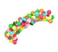 guirlande ballons hibiscus hawaï 5m multicolore - générique 36215 Multicolore G