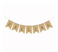 Guirlande Bannière de Thanksgiving Falling In Love en Lin