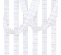 Guirlande Blanc, 6pcs Guirlande Blanc Papier Décoration, Banderole Trèfle à Quatre Feuilles pour Anniversaire Baptême Mariage Baby Shower Carnaval Fête Décoration