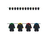 Guirlande Blasons des Maisons Harry Potter 3,6 m - Noir