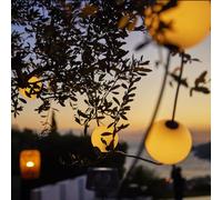 Lumisky Guirlande lumineuse d'extérieur BOLLY LIGHT 12 boules LED 11 m avec crochet