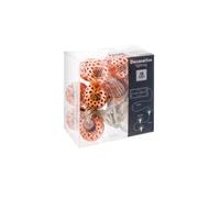 Guirlande lumineuse EDM - esprit de Noël - 2,5m - lumière chaude - 10 ampoules LED - 71311 Blanc G