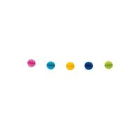 Unique Party 49612 - Guirlande de Boules Alvéolées de Couleurs Vives (2.1 m)