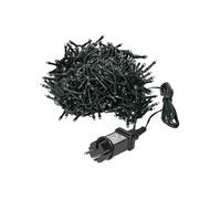 Guirlande Chaîne Lumineuse, 1185x52 cm, PVC Vert Foncé, LED Blanc Froid, IP44,