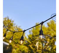 Guirlande lumineuse CHIC CAGE LIGHT CONNECTABLE Noir Acier 6m Noir G