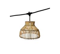 Guirlande connectable AMELIA 7 ampoules E27 6M Marron G