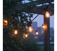 Lumisky Guirlande lumineuse LED Link Me Light – 10 ampoules, douille E27, blanc chaud, 5 m