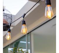 Guirlande lumineuse extérieure raccordable 34m avec 80 ampoules LED filament E27 blanc chaud MAFY LIGHT