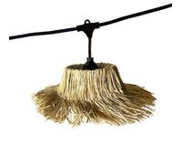 Lumisky Guirlande extérieure TAHITI LIGHT 10,2m raccordable 14 LED E27 blanc chaud paille bohème