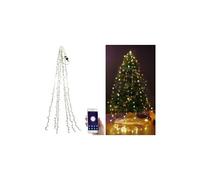 Lunartec Guirlande connectée pour sapin de Noël avec 6 fils et 240 LED