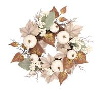 Guirlande d'automne pour porte - guirlande récoltée avec,décoration murale Halloween pour mariage toute l'année | Armoire de fête extérieure intérieure Noël Thanksgiving