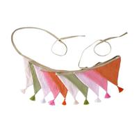 Guirlande De Banderoles À Franges En Crêpe De Coton Coloré Pour Décoration De Chambre D'enfant Fêtes D Fête Prénatale Décoration Murale À Suspendre Pour Chambre D'enfant