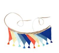 Guirlande De Banderoles En Crêpe Coton Coloré Décoration Murale Plafond Fanion Pour Chambres D En Bas Âge Séances Photo Bébé Drapeaux À Franges Interactifs Pour Chambre D'enfant
