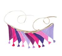 Guirlande De Banderoles En Crêpe Coton Coloré Décoration Murale Plafond Fanion Pour Chambres D En Bas Âge Séances Photo Bébé Drapeaux À Franges Interactifs Pour Chambre D'enfant