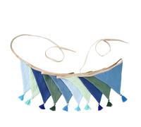 Guirlande De Banderoles en Crêpe Coton Coloré Décoration Murale Plafond Fanion pour Chambres D en Bas Âge Séances Photo Bébé Drapeaux À Franges Interactifs pour Chambre d'enfant