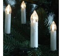 Guirlande De Bougies 20 LED - Éclairage De Noël Lumière D'Ambiance Guirlande