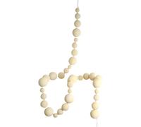 Guirlande de Boules de Noël, Corde d ' Ornement Mate Douce Toucher avec Cordon supérieur intégré pour Arbre, décoration de fête à la Maison, Guirlande d ' Ornement de Vacances, Guirlande de Boules de
