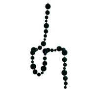 Guirlande de Boules de Noël, Corde d ' Ornement Mate Douce Toucher avec Cordon supérieur intégré pour Arbre, décoration de fête à la Maison, Guirlande d ' Ornement de Vacances, Guirlande de Boules de