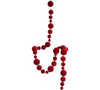Guirlande de Boules de Noël, Corde d ' Ornement Mate Douce Toucher avec Cordon supérieur intégré pour Arbre, décoration de fête à la Maison, Guirlande d ' Ornement de Vacances, Guirlande de Boules de