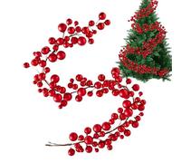 Guirlande de boules décoratives : boules de Noël incassables de 1,8 m, décoration pour arbres et cheminées | Guirlande festive de nappe, ornements de Noël décoratifs, décorations saisonnières pour