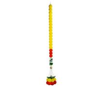 Guirlande de calendules pour décoration, 1,5 m de calendula artificielle, guirlande de calendules, décoration florale, longues brins, guirlande de fleurs pour fête Diwali