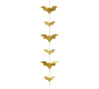 Guirlande de chauve-souris d'Halloween doré 150 x 11 cm