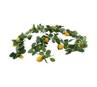 Guirlande de citrons infusés d'eucalyptus, une nouvelle idée de décoration d'intérieur (2 m)