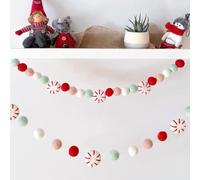 Guirlande de citrouille en feutre - Décoration d'automne - Décoration saisonnière d'intérieur et d'extérieur pour Halloween, Thanksgiving, automne - Bonbons