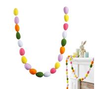 Guirlande de Décorations de Pâques Boules en Feutre Décoratives Festives et