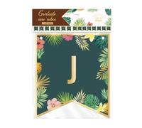 STC - Guirlande À FANIONS Retraite Tropical 5M Vert