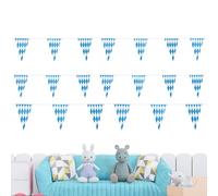 Guirlande de fanions décoratifs de 20 pièces - Octobre Fest Thème Décoration pour les fêtes en plein air, rassemblements à la maison, porte, pique-nique, plafond