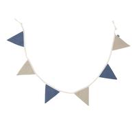 Guirlande de fanions Jeans blue-Olive (200 cm)